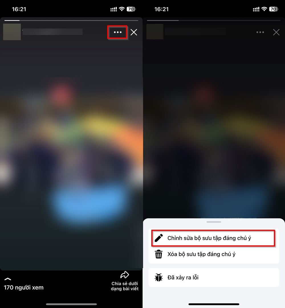 Cách thêm ảnh vào tin nổi bật trên Facebook 2