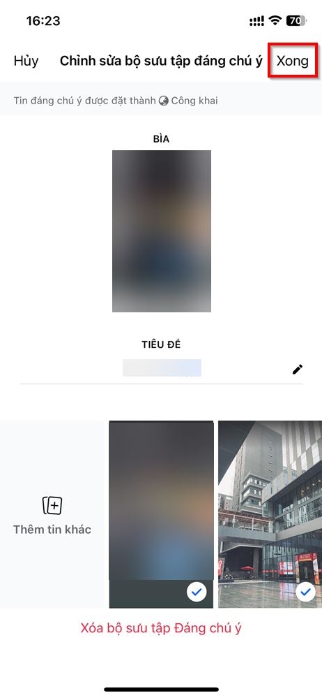 Cách thêm ảnh vào tin nổi bật trên Facebook 4