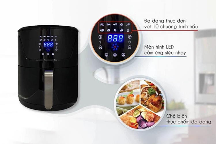 So sánh nồi chiên không dầu Kalite và Magic Eco (Hình 8)