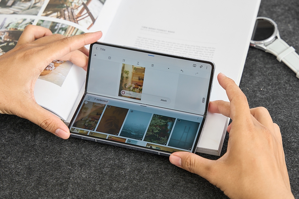 Với Samsung Galaxy Z Fold5, mọi tác vụ văn phòng sẽ gói gọn trong một chiếc điện thoại 5