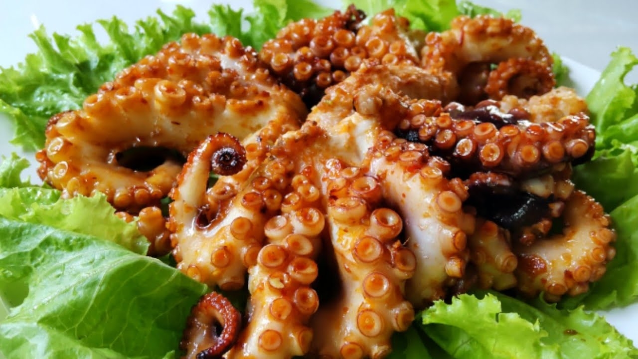 nướng bạch tuộc bằng nồi chiên không dầu - ảnh 3