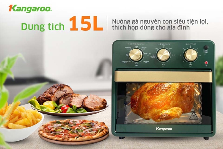 So sánh nồi chiên không dầu Sunhouse và Kangaroo (Hình 3)