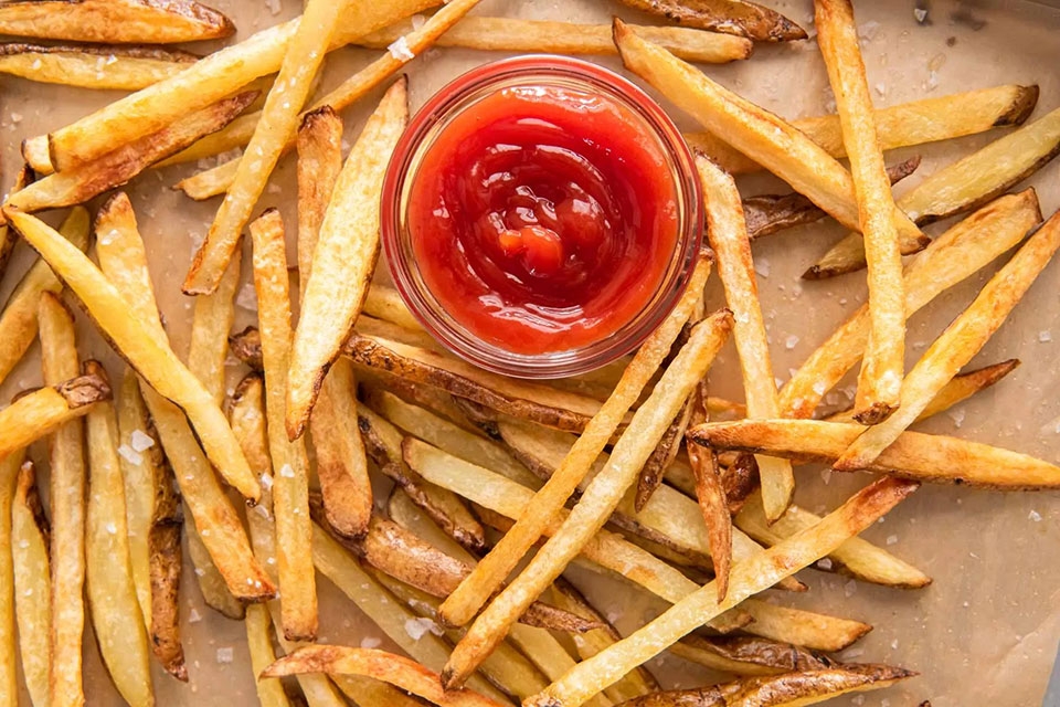 Làm khoai tây chiên bằng lò nướng - Ảnh 03