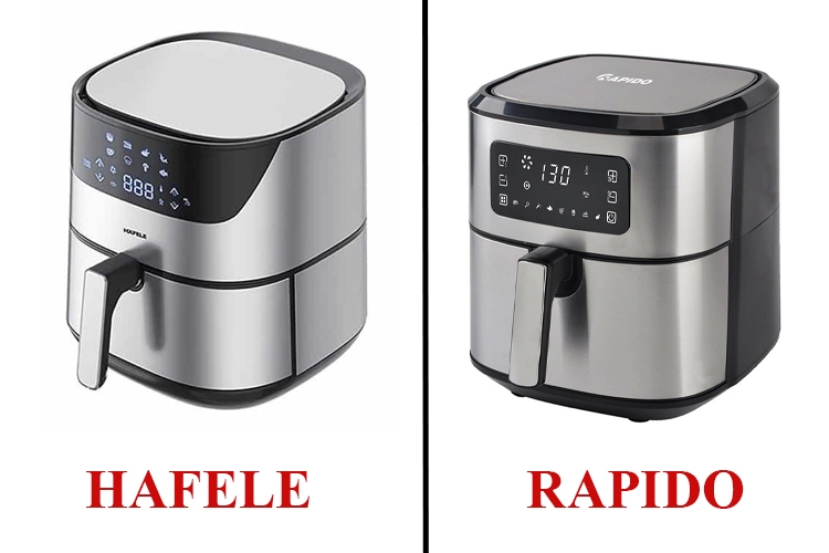 So sánh nồi chiên không dầu Hafele và Rapido (Hình 8)