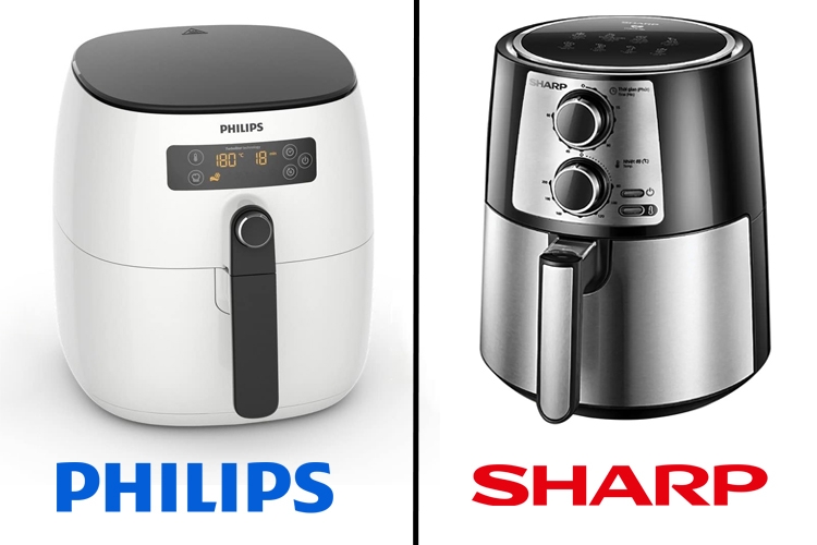 So sánh nồi chiên không dầu Philips và Sharp (Hình 6)