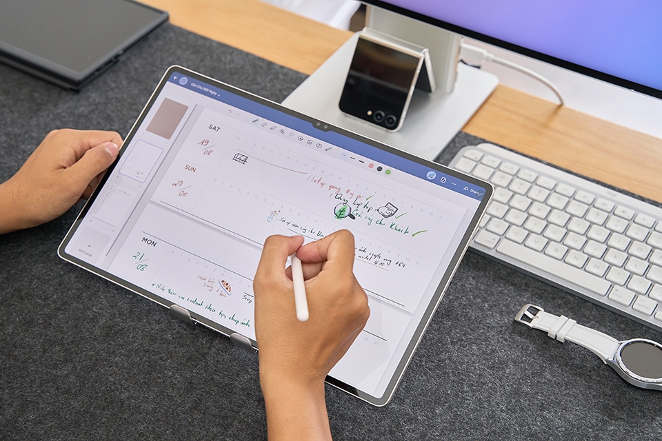 Một ngày trải nghiệm Samsung Galaxy Tab S9 Ultra: Làm việc, chiến game, tác vụ nào cũng đỉnh 8