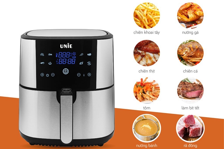 So sánh nồi chiên không dầu Kalite và Unie (Hình 6)