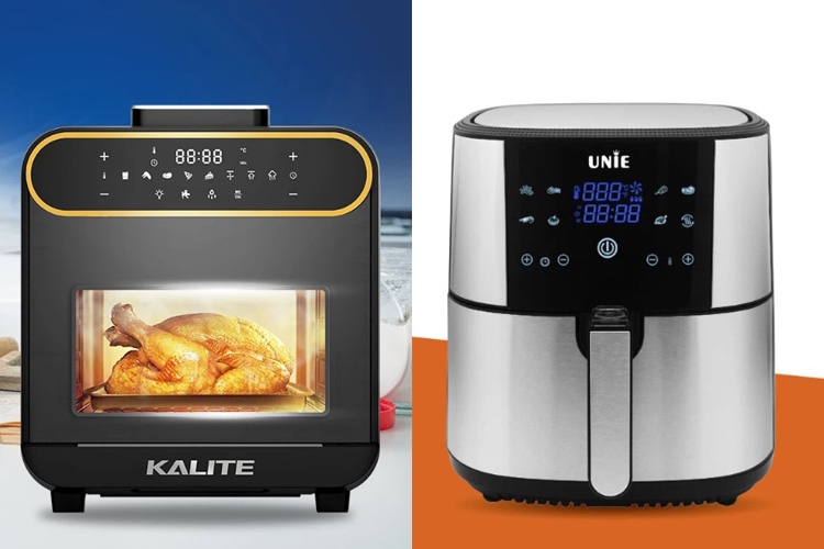So sánh nồi chiên không dầu Kalite và Unie (Hình 7)