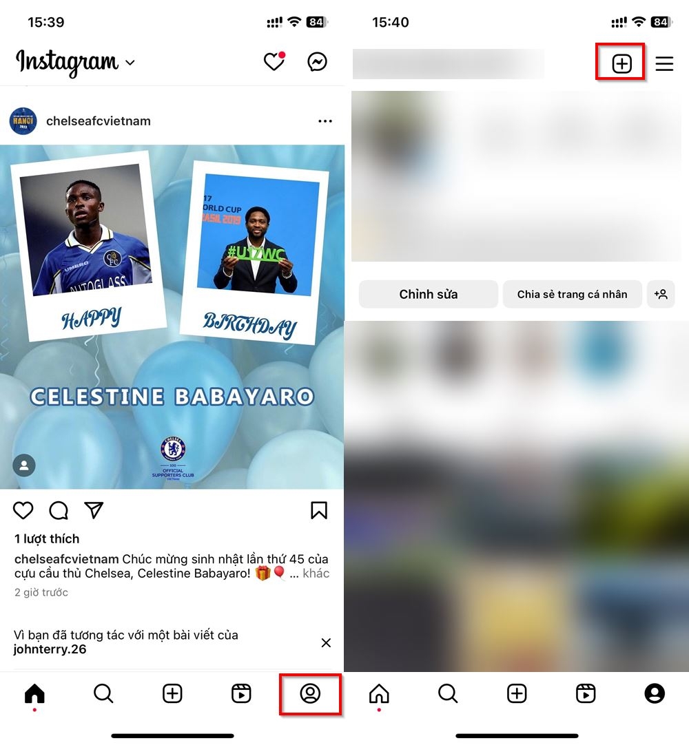 Cách thêm tin vào tin nổi bật trên Instagram 1
