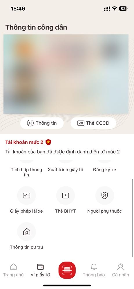 Cách xem hộ chiếu trên VNeID 2