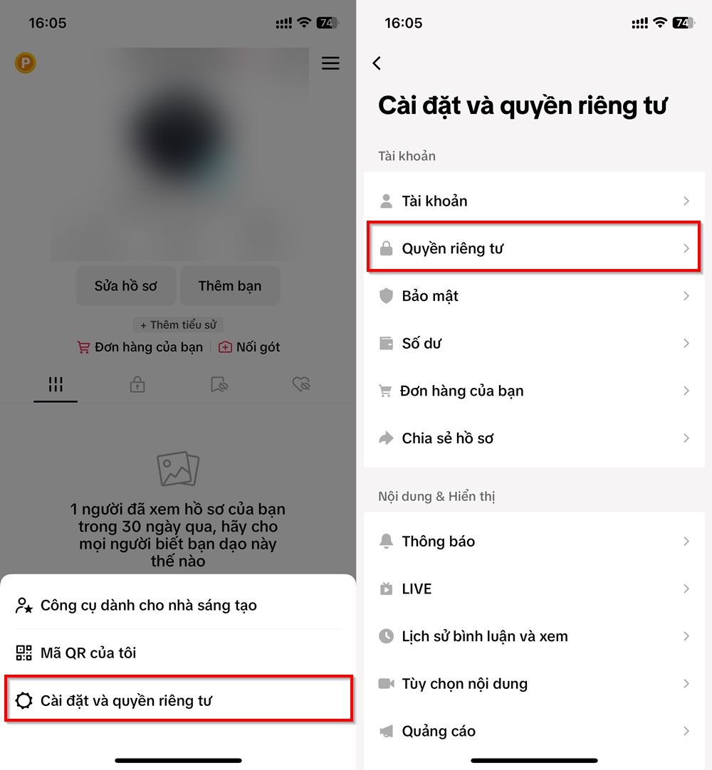 Cách chỉnh ai có thể nhắn tin cho bạn trên TikTok 2