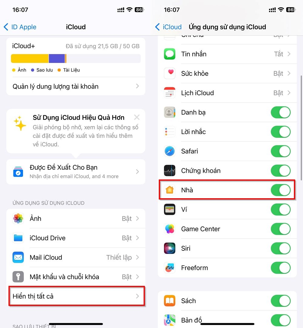 Cách lưu dữ liệu camera lên iCloud 2