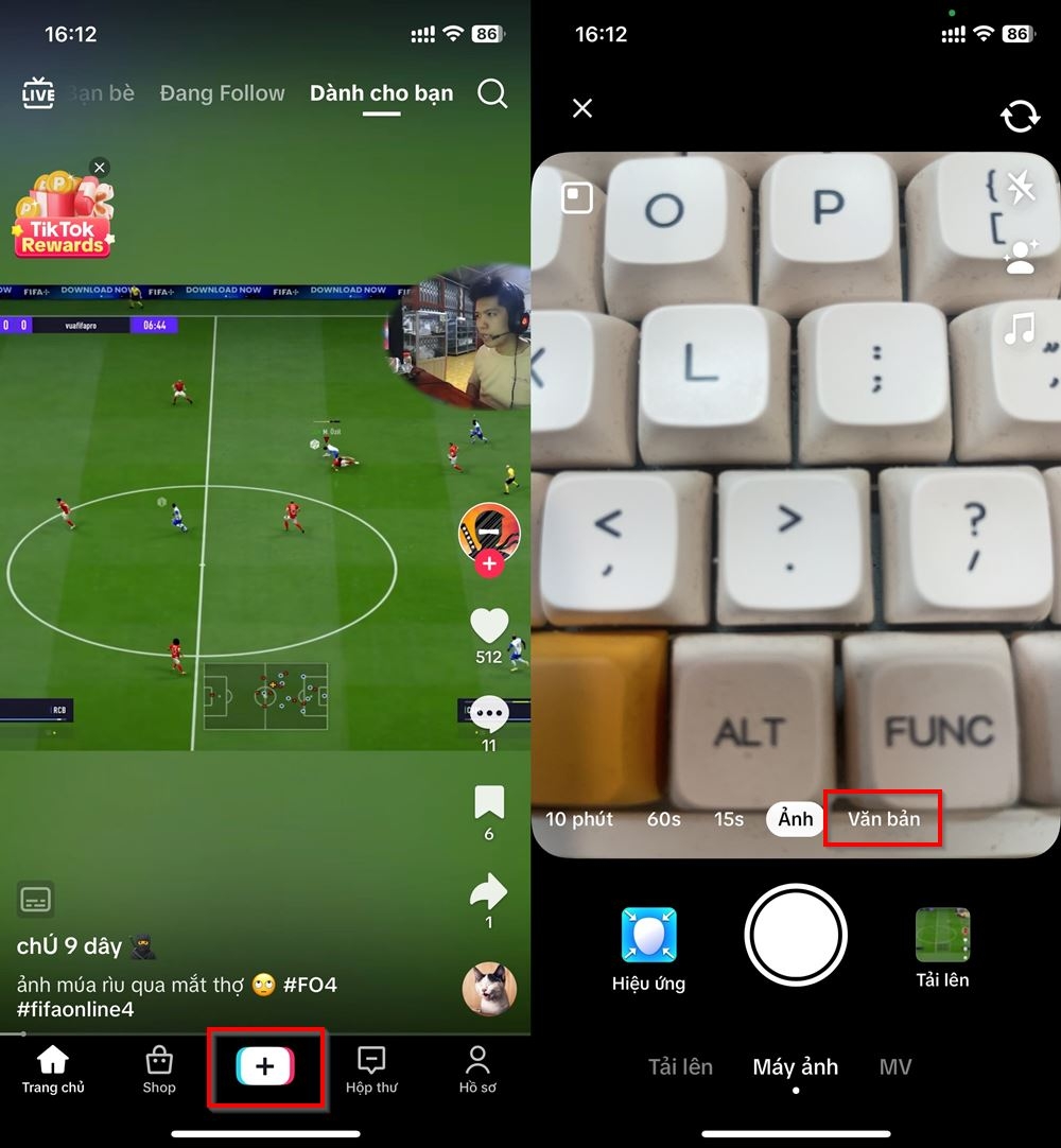 Cách đăng video TikTok chỉ có chữ và âm thanh 1