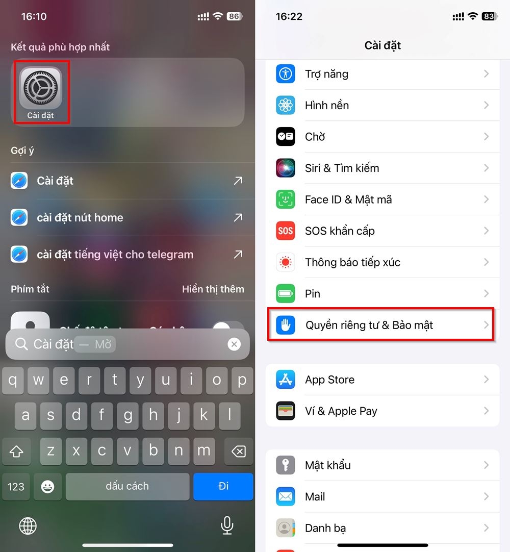 Cách bật báo cáo bảo mật ứng dụng trên iPhone 1