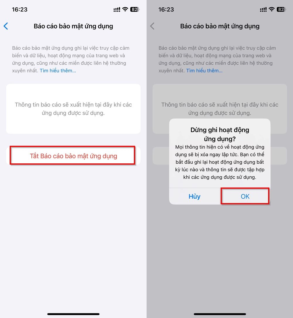 Cách bật báo cáo bảo mật ứng dụng trên iPhone 3