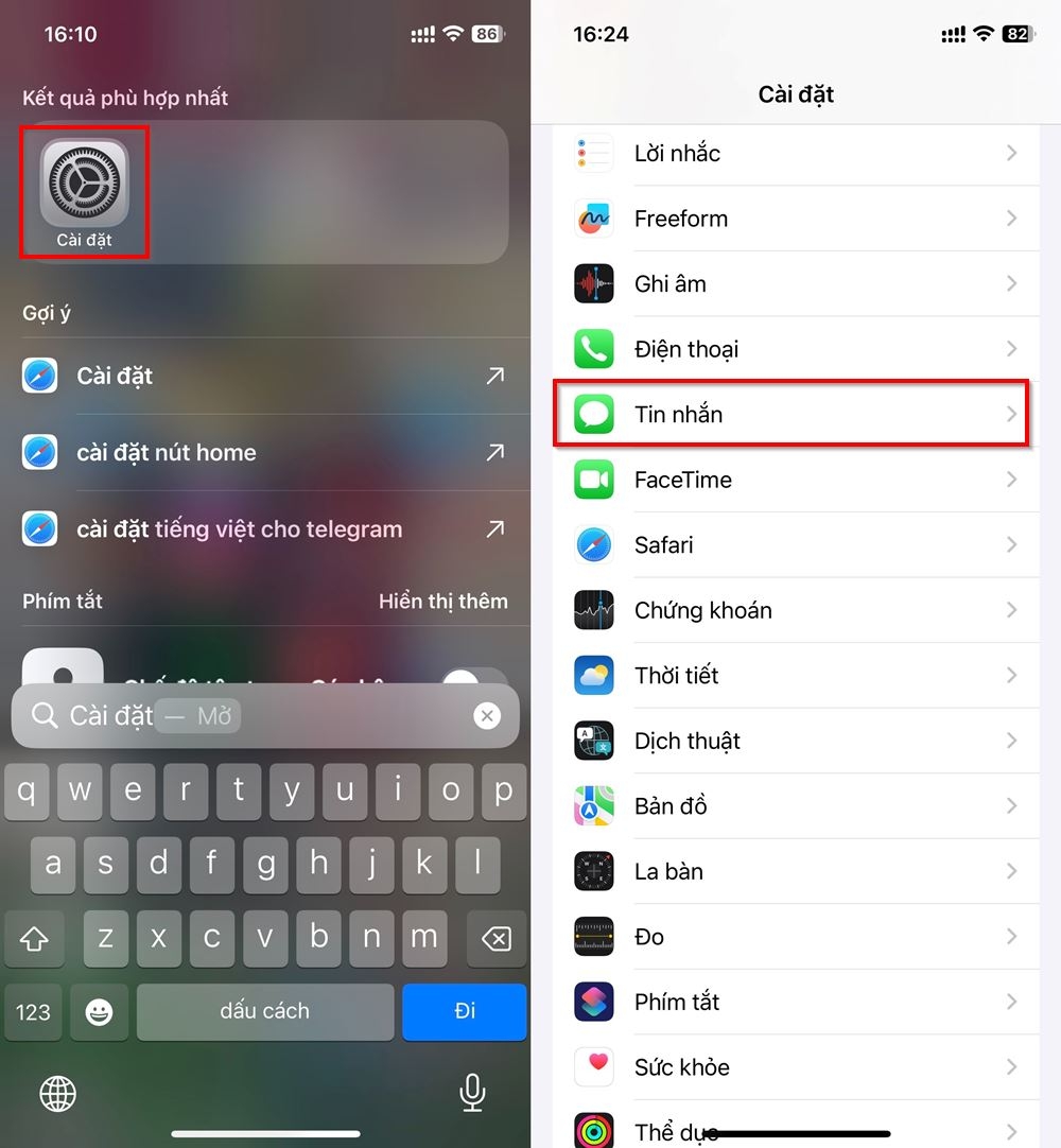Cách tăng chất lượng hình ảnh trong Tin nhắn trên iPhone 1