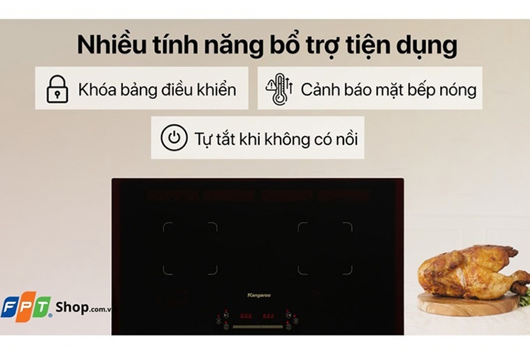 Top bếp từ có tự ngắt khi quá tải (Hình 2)