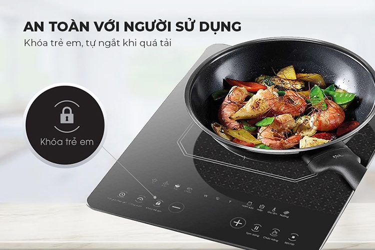 Top bếp từ có tự ngắt khi quá tải (Hình 5)