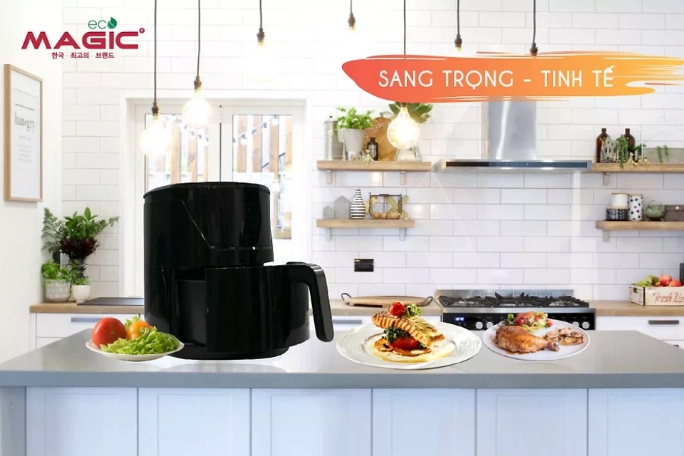 so sánh nồi chiên không dầu magic và cuckoo - hình 1