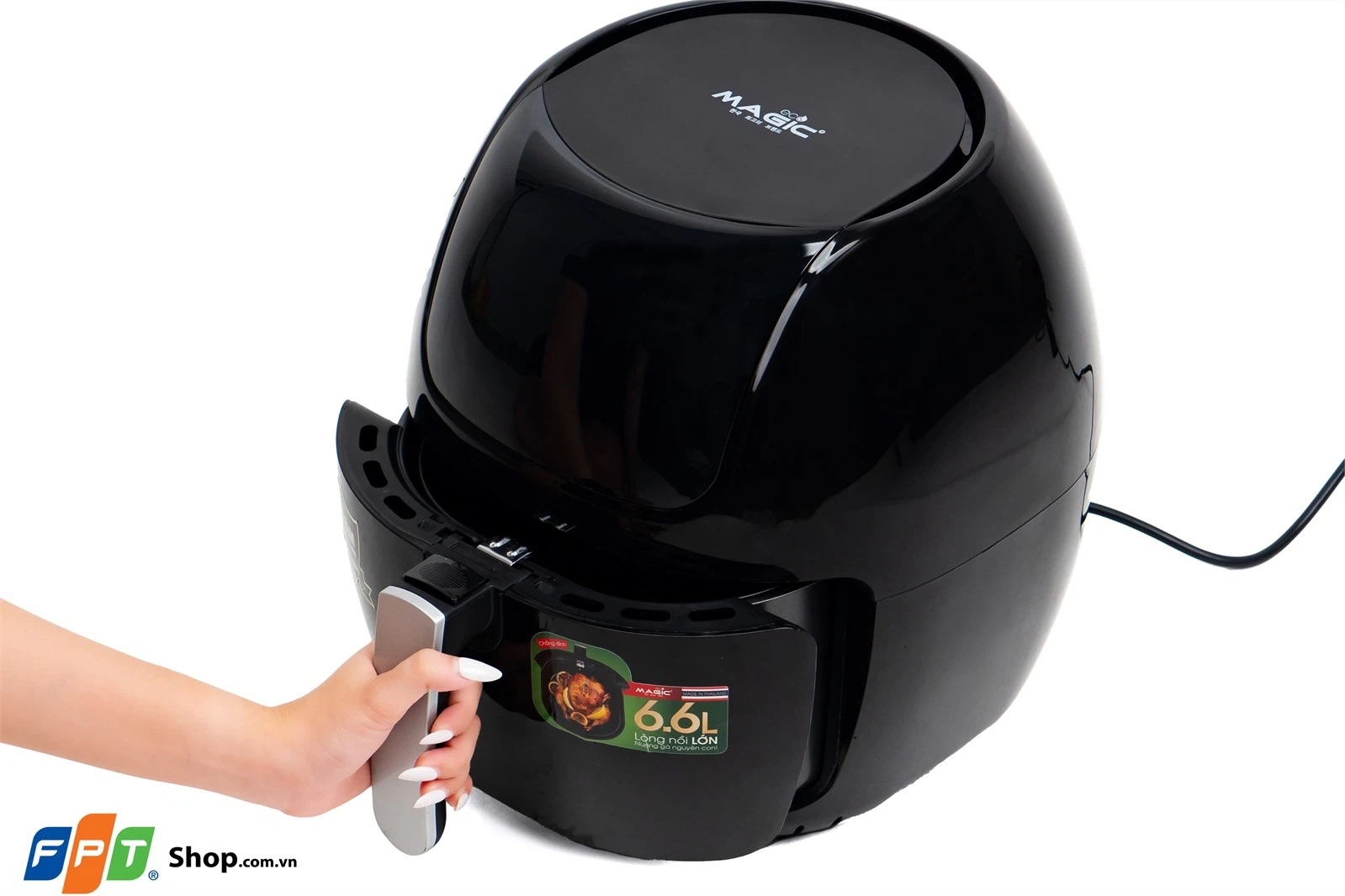 so sánh nồi chiên không dầu magic và cuckoo - hình 3