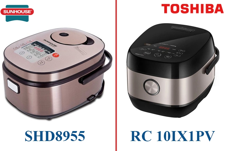 So sánh nồi cơm điện Sunhouse Mama SHD8955 và Toshiba RC 10IX1PV (Hình 8)