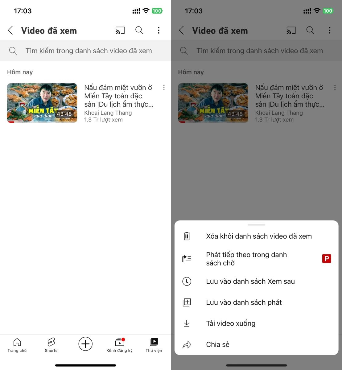 Cách xóa tất cả video đã xem trên YouTube 2