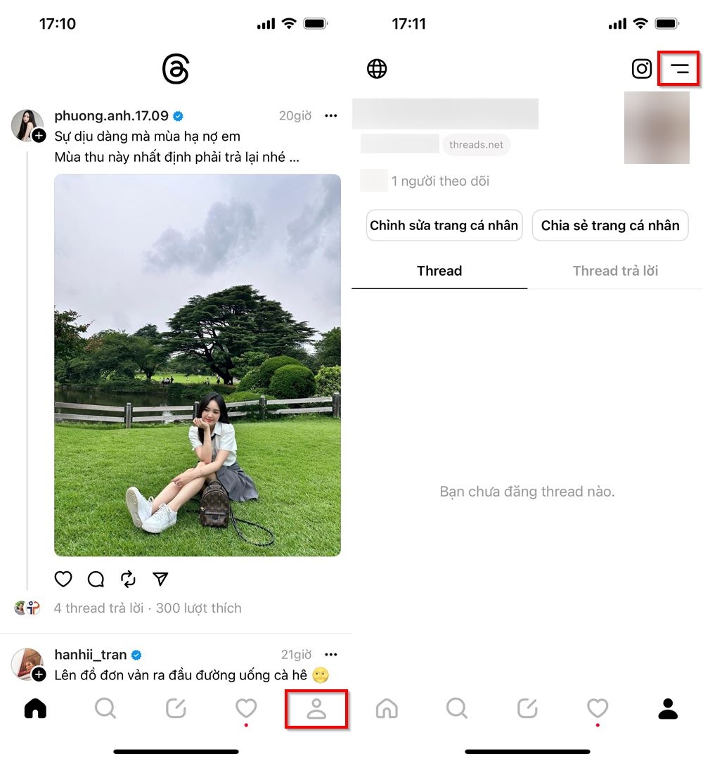 Cách tắt thông báo trên ứng dụng Threads 1