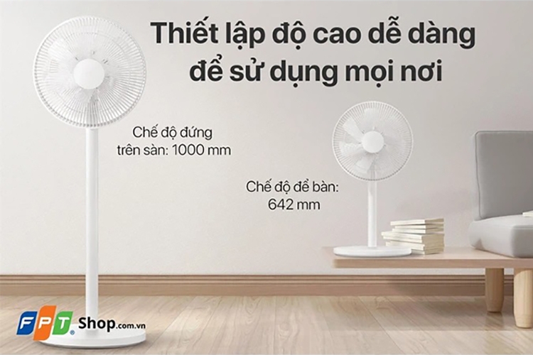 So sánh quạt Toshiba LSD10 và Xiaomi Fan 2 Lite (Hình 2)