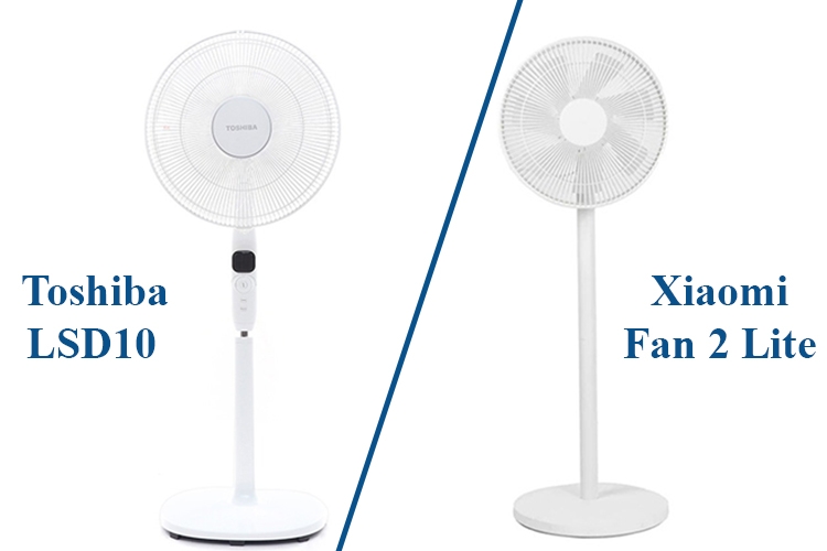So sánh quạt Toshiba LSD10 và Xiaomi Fan 2 Lite (Hình 6)