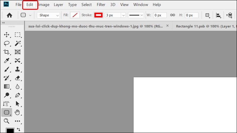 chế độ tối adobe photoshop - hình 1