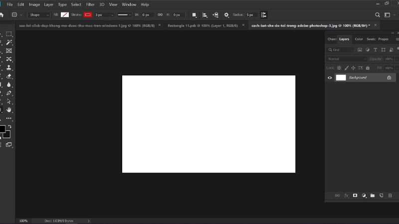 chế độ tối adobe photoshop - hình 4