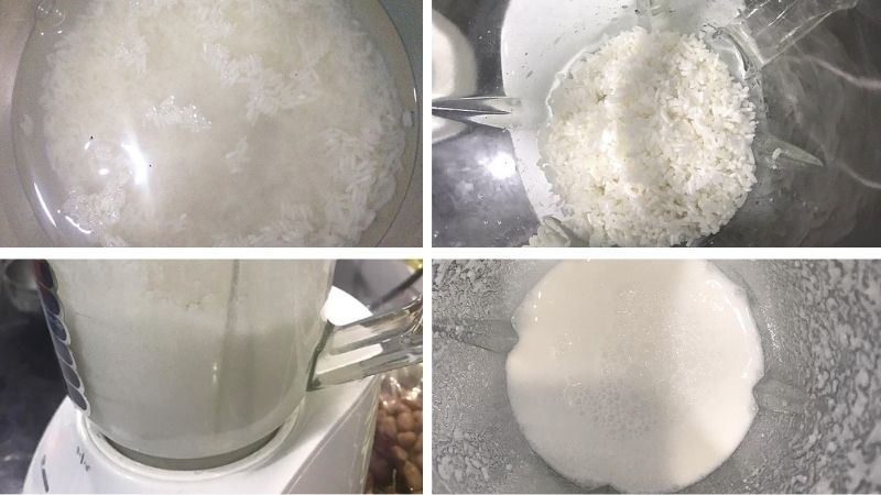 Hướng dẫn cách xay bột gạo bằng máy xay sinh tố trắng, mịn