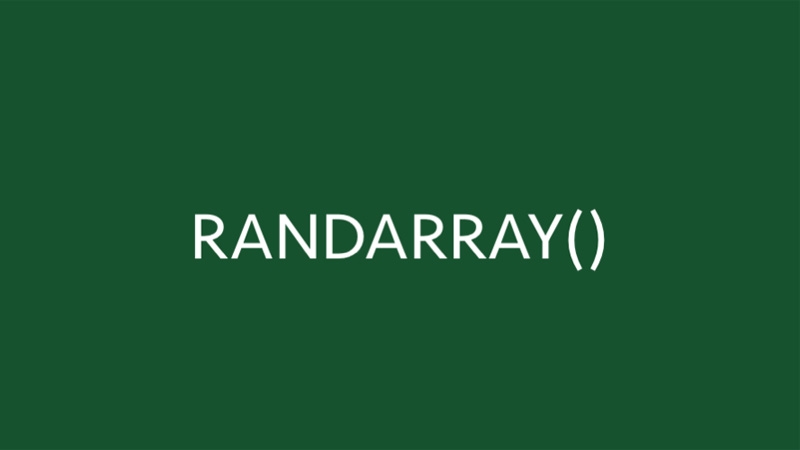 hàm RANDARRAY - hình 1
