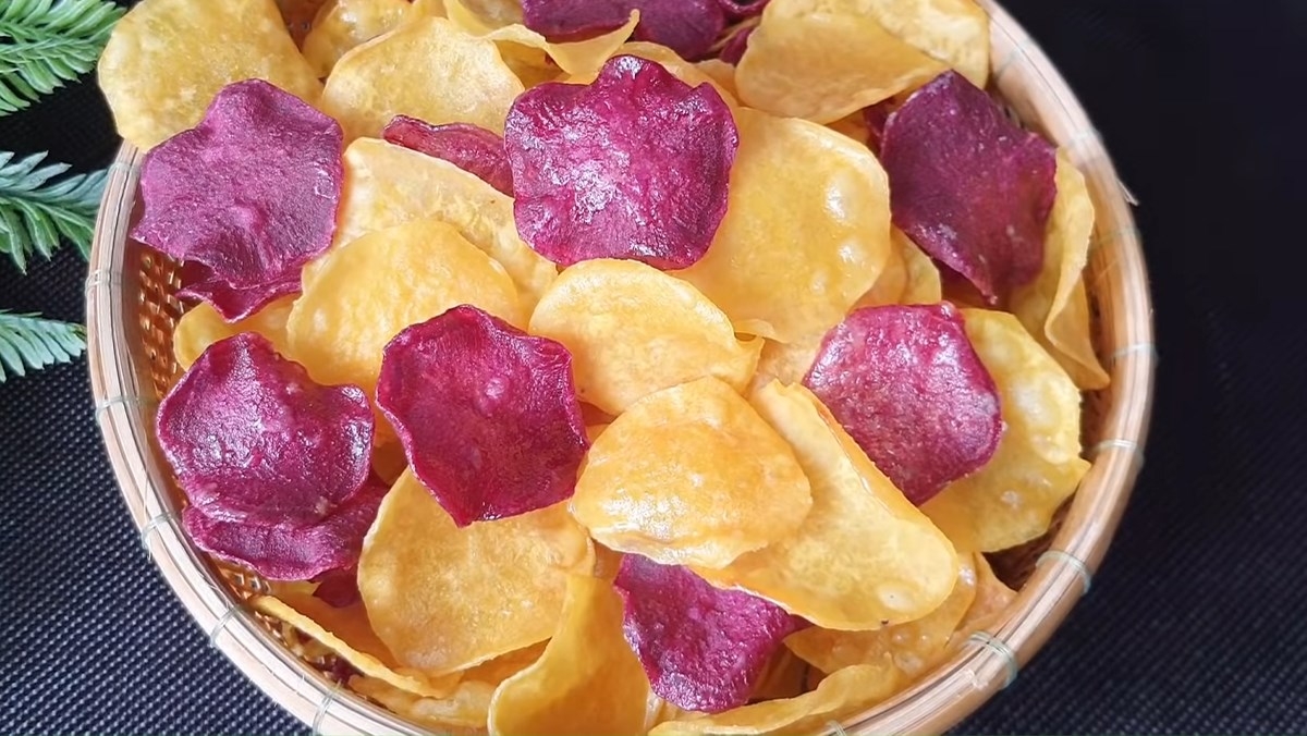 cách làm khoai lang sấy bằng nồi chiên không dầu (Ảnh 6)