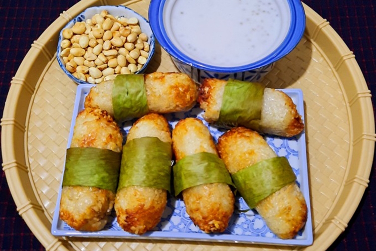 Cách làm chuối nếp nướng bằng nồi chiên không dầu (Hình 8)