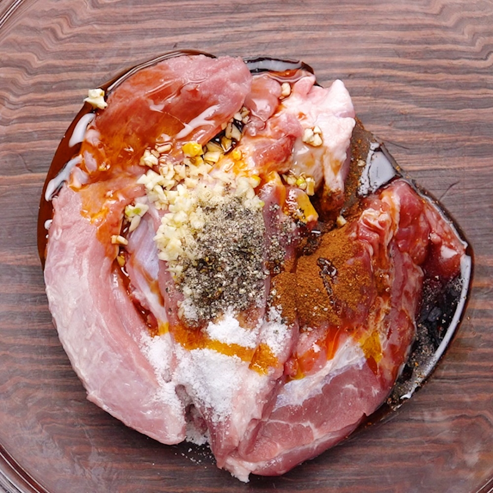 làm thịt xá xíu bằng nồi chiên không dầu (ảnh 4)