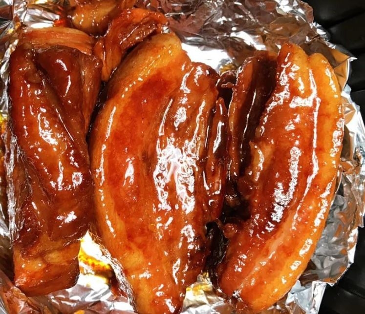 làm thịt xá xíu bằng nồi chiên không dầu (ảnh 5