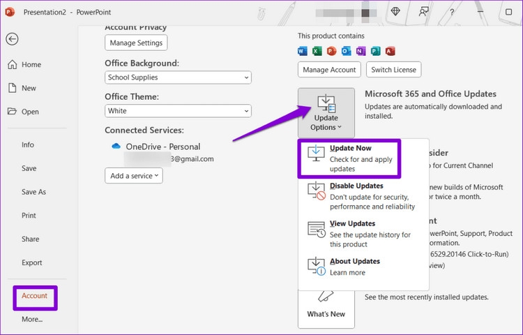 Làm gì khi PowerPoint dở chứng không cho lưu file trên Windows (13)