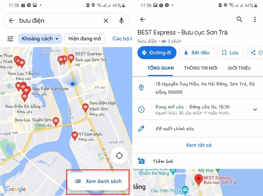 Bưu điện gần nhất hình 4