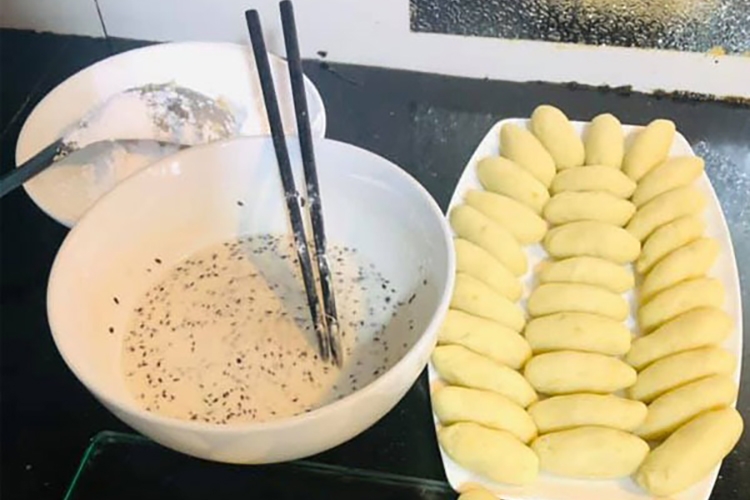 Cách làm khoai lang kén bằng nồi chiên không dầu (Hình 5)