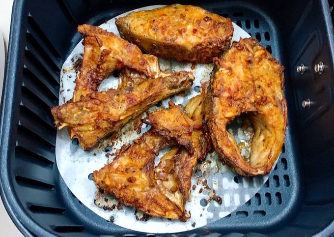 Nướng cá trắm bằng nồi chiên không dầu (Ảnh 4)