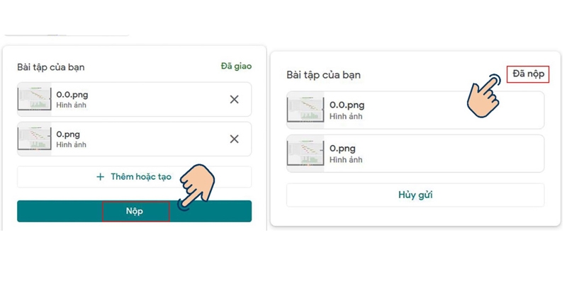 Cách nộp bài trên Google Classroom bằng điện thoại, máy tính (Hình 12)
