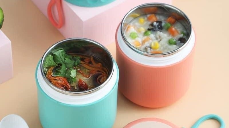 cách nấu cháo bằng bình giữ nhiệt 1