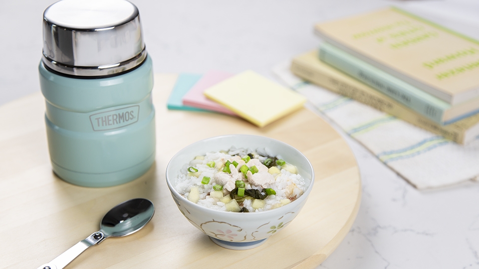 cách nấu cháo bằng bình giữ nhiệt 2