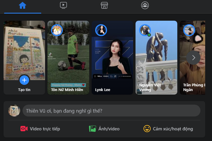 Facebook Story trên máy tính (Ảnh 2)