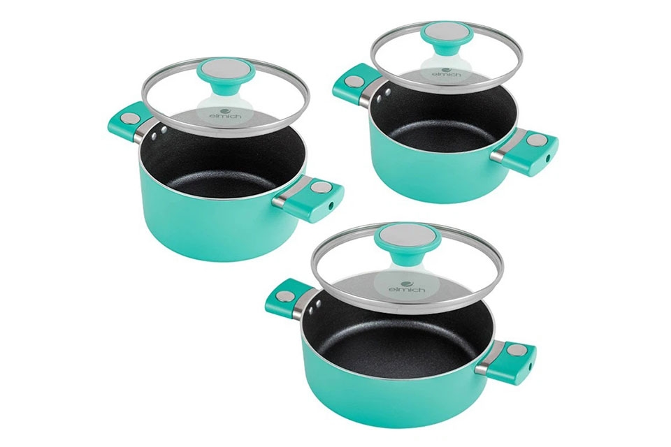 Bộ nồi nhôm được phủ tráng