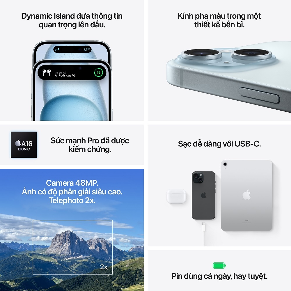 iPhone 15 Plus có gì mới?