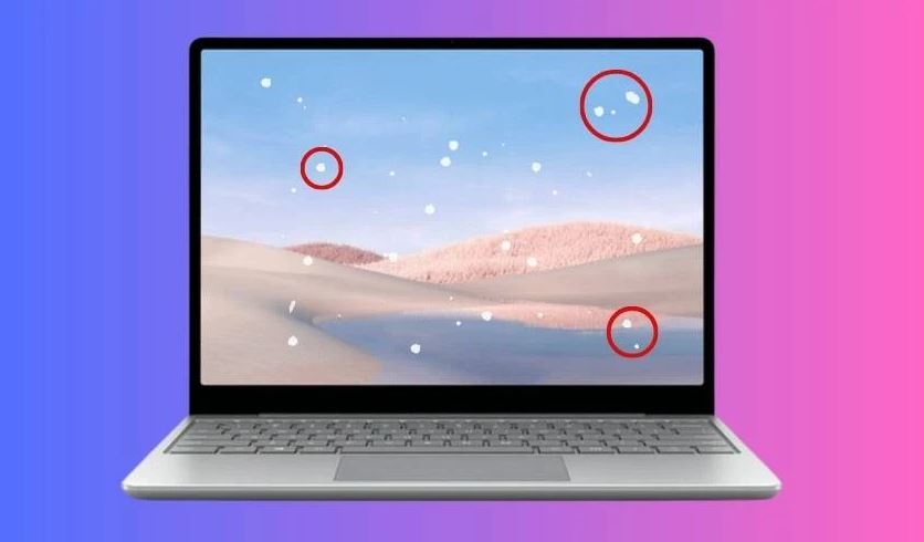 Màn hình laptop bị đốm sáng (Ảnh 3)