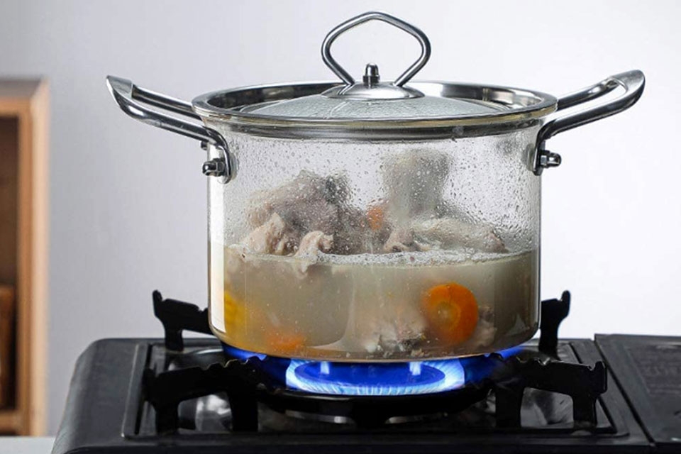 Nồi thuỷ tinh có nấu được trên bếp ga không (Ảnh 3)
