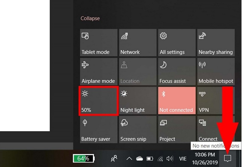 tăng độ sáng màn hình laptop Dell 3